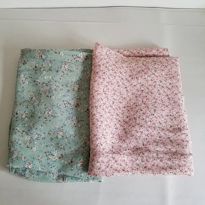 Комплект из 2 бренди Melville John галтованный розовый зеленый цветочный Midi юбка женщин маленький - Изображение 1 из 4