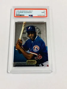 1995 BOWMANS BEST VLADIMIR GUERRERO ROOKIE #2 PSA 9 MINT GRADED EXPOS HOF - Picture 1 of 2