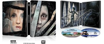 Edward Scissorhands (35th Anniversary) (Steelbook) [New 4K UHD Blu-ray] With B Foto 1 de 4