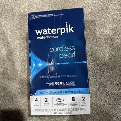 Waterpik Waterflosser Perla Inalámbrica con 4 Puntas Foto 1 de 4
