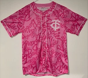 MINNESOTA TWINS BARBIE PINK GAME DAY SGA JERSEY 7/13/25 SIZE LARGE - Picture 1 of 5