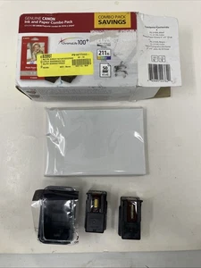 CANON - 210XL Black & 211XL Color Combo ink w/50 pcs. Glossy Photo Paper OPEN - Picture 1 of 3