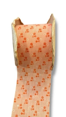 LION Vintage Cotton Craft Ribbon  1980-90’s Farm Country Weatherproof pink 40 - Image 1 of 4