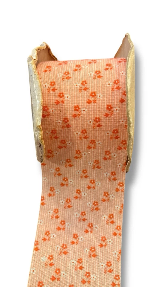 LION Vintage Cotton Craft Ribbon  1980-90’s Farm Country Weatherproof pink 40 - Image 1 of 4