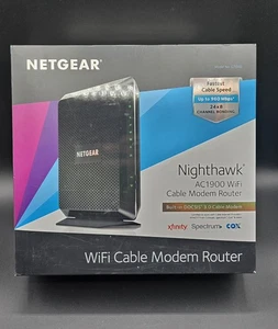 NETGEAR Nighthawk C7000v2 AC1900 Kabel WLAN Modem Router - Zdjęcie 1 z 10