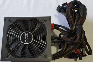 VIDA 600W PSU 80 Plus Bronze Power Supply Desktop PC ATX 120MM Fan 4x PCI-E SATA - Picture 1 of 7