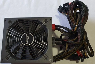 VIDA 600W PSU 80 Plus Bronze Power Supply Desktop PC ATX 120MM Fan 4x PCI-E SATA - Image 1 of 4