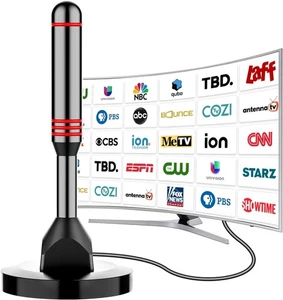 Antena De TV Television Digital Para TV Para Interior HD Canales Gratuitos 1080P - Picture 1 of 8