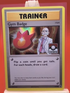 Blaine Gym Badge XY209 Evolutions Exclusive Holo Rare Promo Pokemon Card - Picture 1 of 14