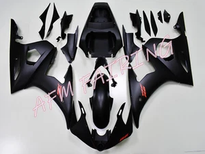 Matte Black ABS Injection Bodywork Fairing Kit Panel For YZF R6 03-04/R6S 06-09 - Picture 1 of 6