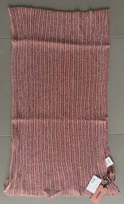 Nuevo con etiquetas Missoni envolvente a rayas en tonos rosas metálicos al por menor $920 Foto 1 de 4