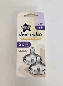 Tommee Tippee Natural Start Vari Flow Teats Natural Latch 0m+ - Picture 1 of 3