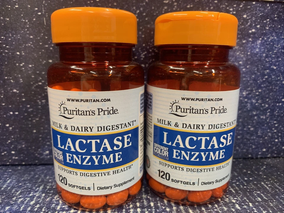 Puritans Pride Lactase Enzyme 125 MG 120 Count