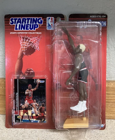 KENNER STARTING LINEUP 1998 EDITION DENNIS RODMAN CHICAGO BULLS NBA HOF Cover