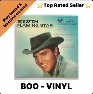 Elvis* - Flaming Star 7” EP Record RCX 7205 Reissue NM / NM - Picture 1 of 6