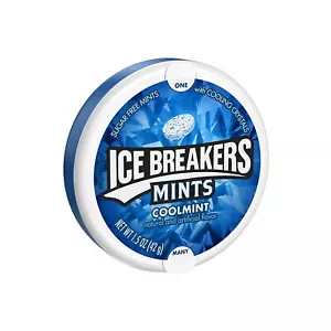 Rompighiaccio Senza Zucchero Menta Cool Mint 24 Lattine (3 scatole) Spedizione Gratuita - Foto 1 di 1