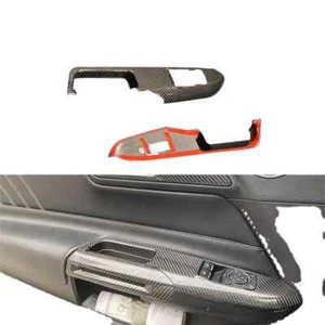 2015-23 for Mustang Carbon Fiber Interior Window Switch Door Panel Covers - Bild 1 von 20
