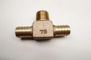 NUOVO ProPlumber T-shirt idrante ottone 3/4" x 3/4" x 3/4" ottone massiccio fuso - Foto 1 di 10