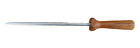 Vtg Chicago Cutlery Knife Sharpening Honing Steel Rod Walnut Handle 14.5" L-Euc