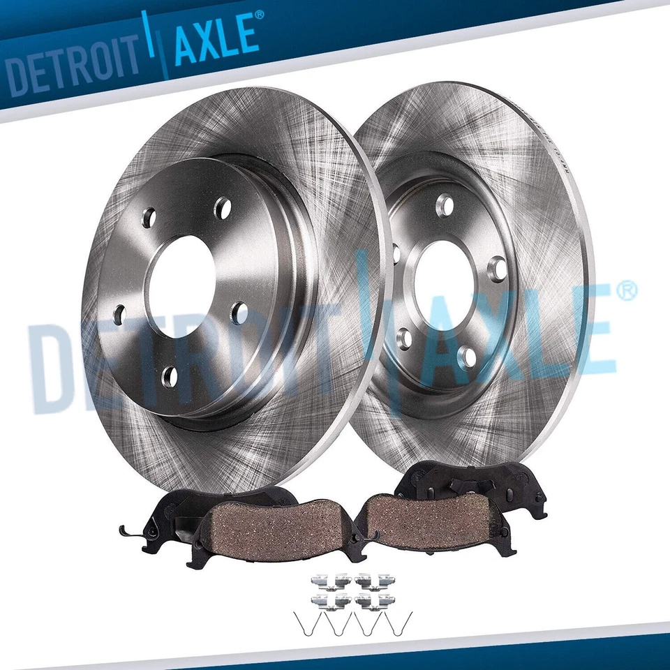 Rear Disc Rotors Ceramic Brake Pads Kit for Lexus CT200h Toyota Prius Plug-In - Image 1 of 4