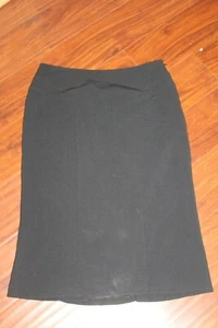 Max Mara Black Straight Skirt Ladies sz 8 Italy (bin211) - Picture 1 of 5