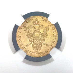 1791 Germany Lubeck Gold HDF Ducat MS 61 NGC Dr. Karl Blaschegg Collection! Rare - Picture 1 of 4