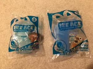 Ice Age 2 Continental Drift Scrat #2 Manny #3 Toy Figures McDonald's Happy Meal - Bild 1 von 8