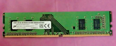 MTA4ATF51264AZ-3G2J1 Micron 4GB DDR4-3200/PC4-25600 UDIMM 288-Pin Desktop Memory - Image 1 of 3