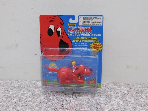 Scholastic Clifford The Big Red Dog Action Windups Plastic Toy Island 24120 Cover