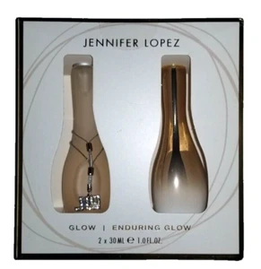 Jennifer Lopez JLo Glow EDT & Enduring Glow by JLO Edp 2pc Gift Set Sealed Box - Picture 1 of 4