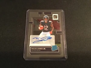 2022 Clearly Donruss VELUS JONES Jr #80 Rated Rookie AUTO Bears 80 - Picture 1 of 4