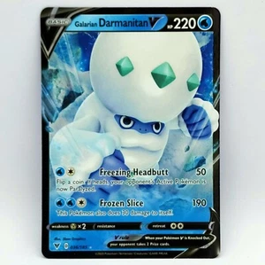 Galarian Darmanitan V 036/185 Ultra Rare Holo Vivid Voltage Pokémon TCG - Picture 1 of 2
