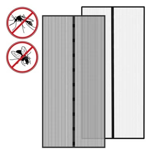 Magnetvorhang Fliegengitter Tür Insektenschutz Türvorhang Balkontür Fliegennetz - Bild 1 von 11