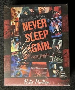 Nightmare On Elm Street 1000 pc Poster Montage Jigsaw Puzzle *NEW/SEALED* - Picture 1 of 2