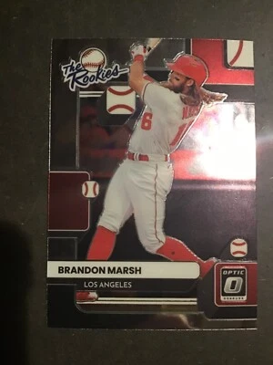 2022 Donruss Optic Brandon Marsh The Rookies Insert Los Angeles Angels - Image 1 of 4
