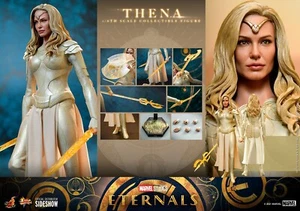 Hot Toys Thena 1:6 Scale Figure Marvel Eternals Angelina Jolie MMS628 New - Picture 1 of 17