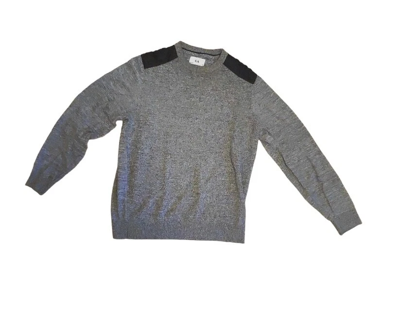 28-UV 💫 Pullover Strickpullover M 48-50  Pulli Sweater Klassisches Grau stilvol - Bild 1 von 4