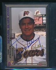 2000 Newark Bears Citation Graphics #14 Tom O' Malley signed auto autograph 