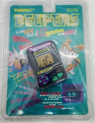 Brand New! Vintage All Pro Basketball Beepers (Tiger Electronics, 1996) Mint! 🔥 - Image 1 of 4