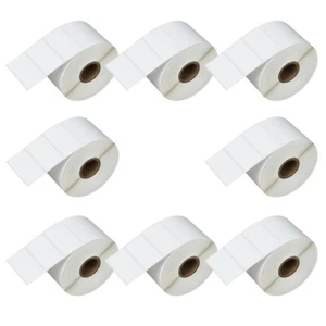 8 Rolls 2x1 Direct Thermal 1300 Labels for Zebra Eltron 2844 ZP450 ZP500 ZP505 - Picture 1 of 20