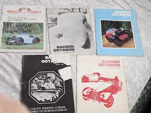 MG Car Sacred Octagon magazine 5 issues April 82 84 Dec 82 80s Ads 2 Color - Picture 1 of 24