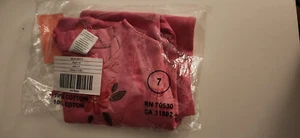 Brand-New Gymboree Girls Hot Pink Long Sleeve Shirt W/Hot Pink Flowers &Ruffles - Picture 1 of 7
