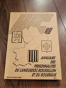 HIC 88. Verzeichnis der Persönlichkeiten des Languedoc-Roussillon und des Rouergue. Nr.1 - Bild 1 von 4
