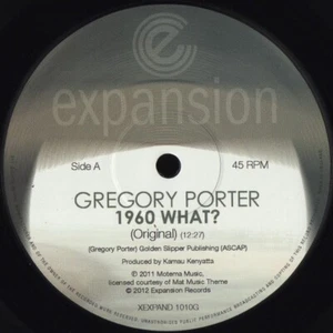 Brand New 12" GREGORY PORTER - 1960 WHAT? (Original)/ OPOLOPO - XEXPAND1010G - Picture 1 of 1