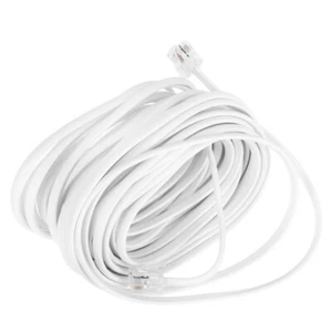 Telephone Line Extension Cord with RJ11/RJ14 6P4C Plug for Landline Phones for - Zdjęcie 1 z 12