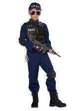 California Costumes Junior SWAT Child Costume Navy Medium