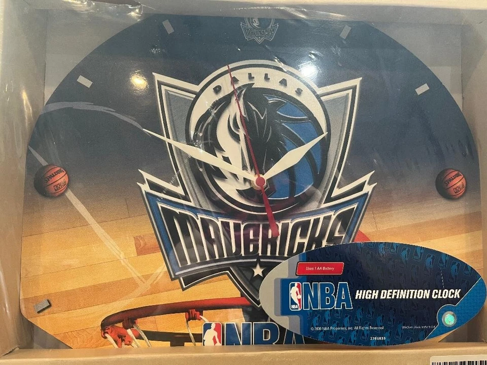 Decorative NBA Dallas Mavericks Basketball High-Definition Wall Clock 2006 - Image 1 of 3