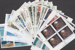 SELLOS DE CANADÁ #1009//1066 -- (20) BLOQUES DE PLACAS DE 4 -- 1984 -- COMO NUEVOS - Imagen 1 de 4
