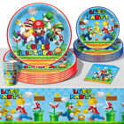 51PCS Super Mario Tableware Sets Include Plates Napkins Cups Tablecloth For Kid