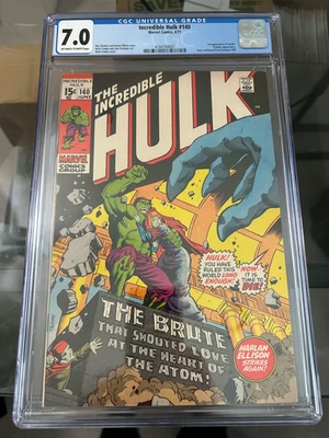 Incredible Hulk #140 1971 CGC 7.0 1st Appearance of Jarella! Combine Shipping - Image 1 of 3